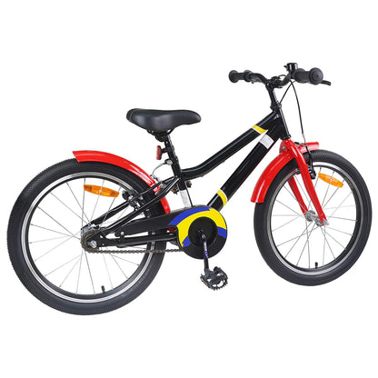 vidaXL Kids Bike 24 Inches for 8-12 Years Old Black Red 3