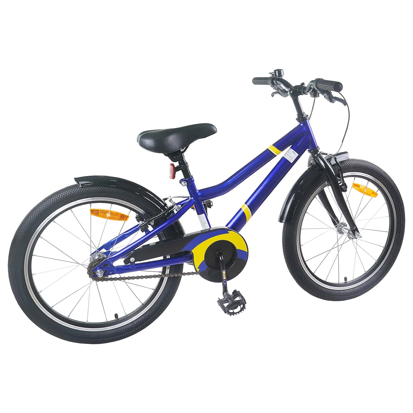 vidaXL Kids Bike 24 Inches for 8-12 Years Old Blue Black 3