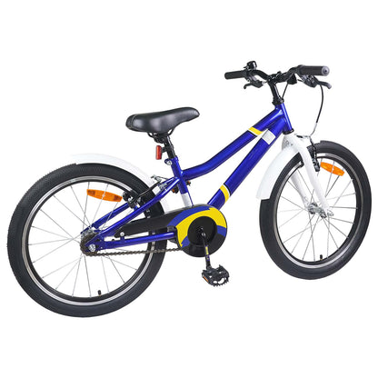 vidaXL Kids Bike 24 Inches for 8-12 Years Old Blue White 3