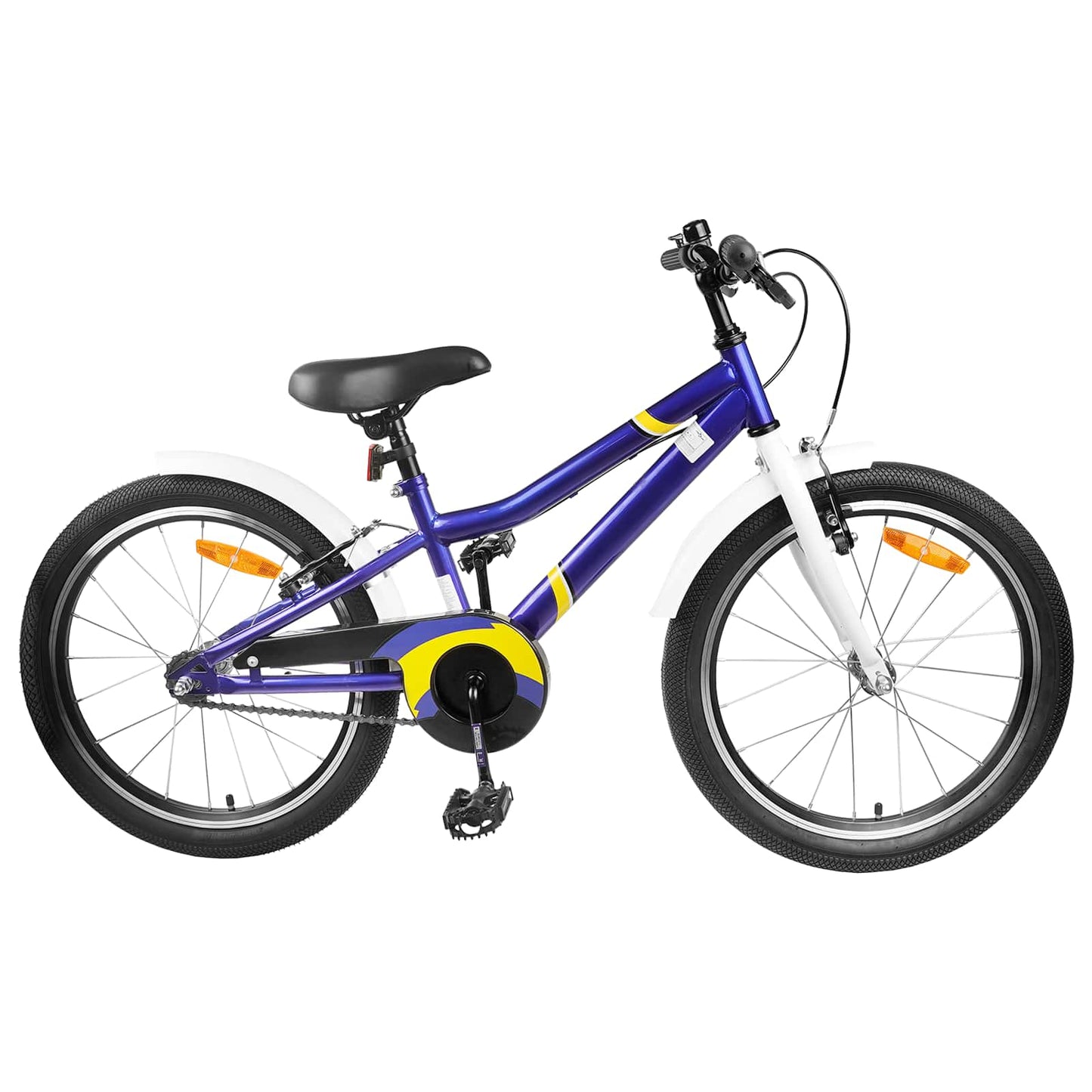 vidaXL Kids Bike 24 Inches for 8-12 Years Old Blue White 1