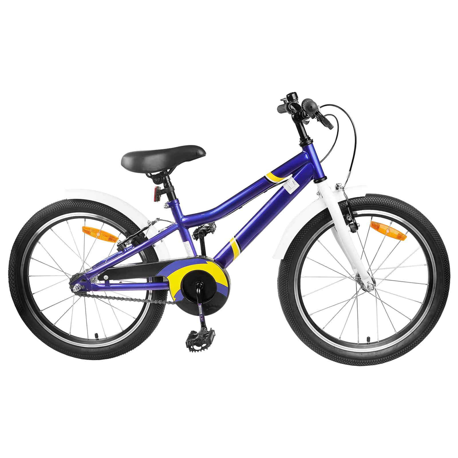 vidaXL Kids Bike 24 Inches for 8-12 Years Old Blue White 1