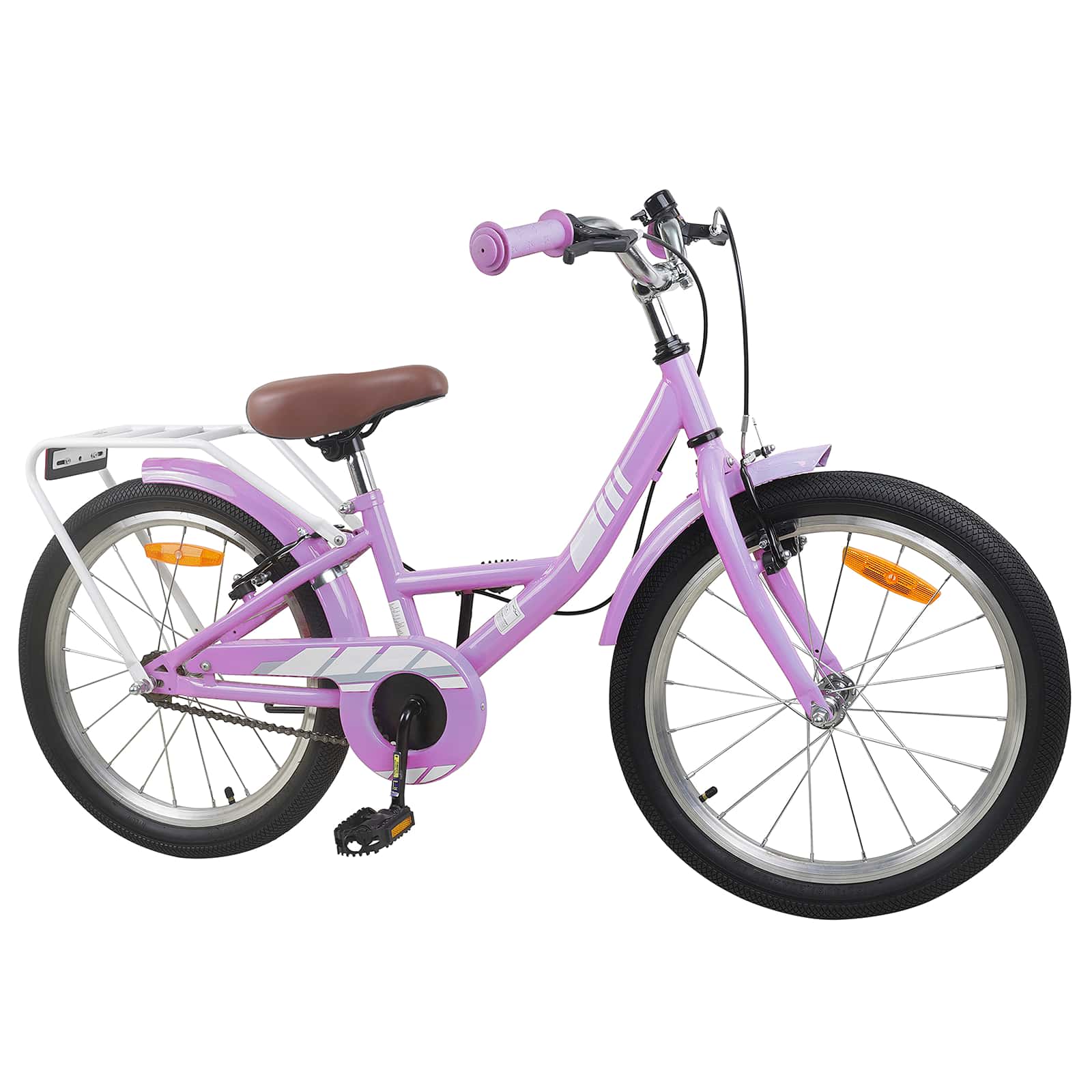 vidaXL Kids Bike 20 Inches for 6-11 Years Old Purple 2