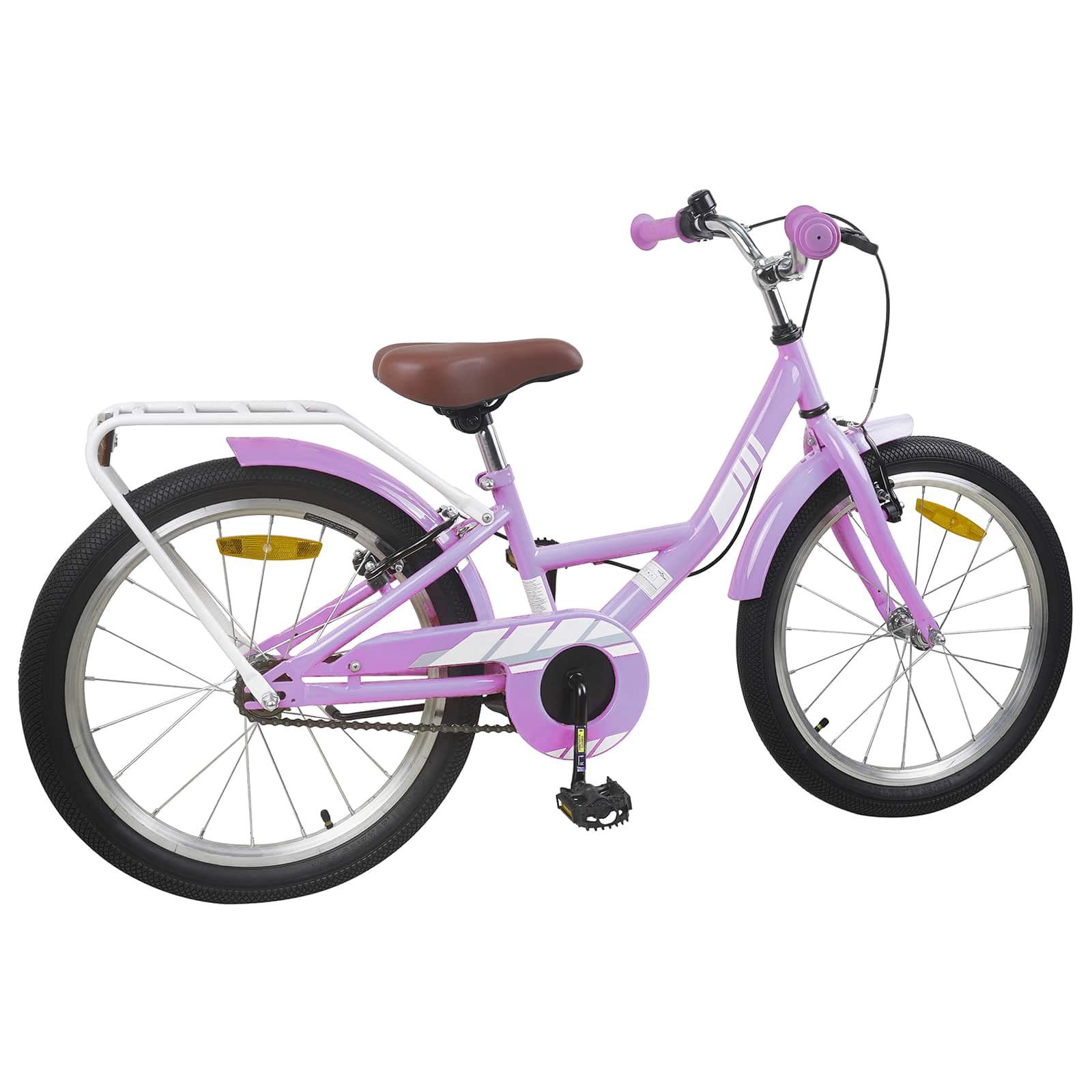 vidaXL Kids Bike 20 Inches for 6-11 Years Old Purple 3
