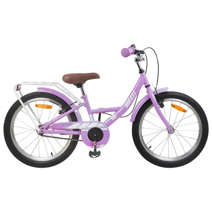 vidaXL Kids Bike 20 Inches for 6-11 Years Old Purple 1