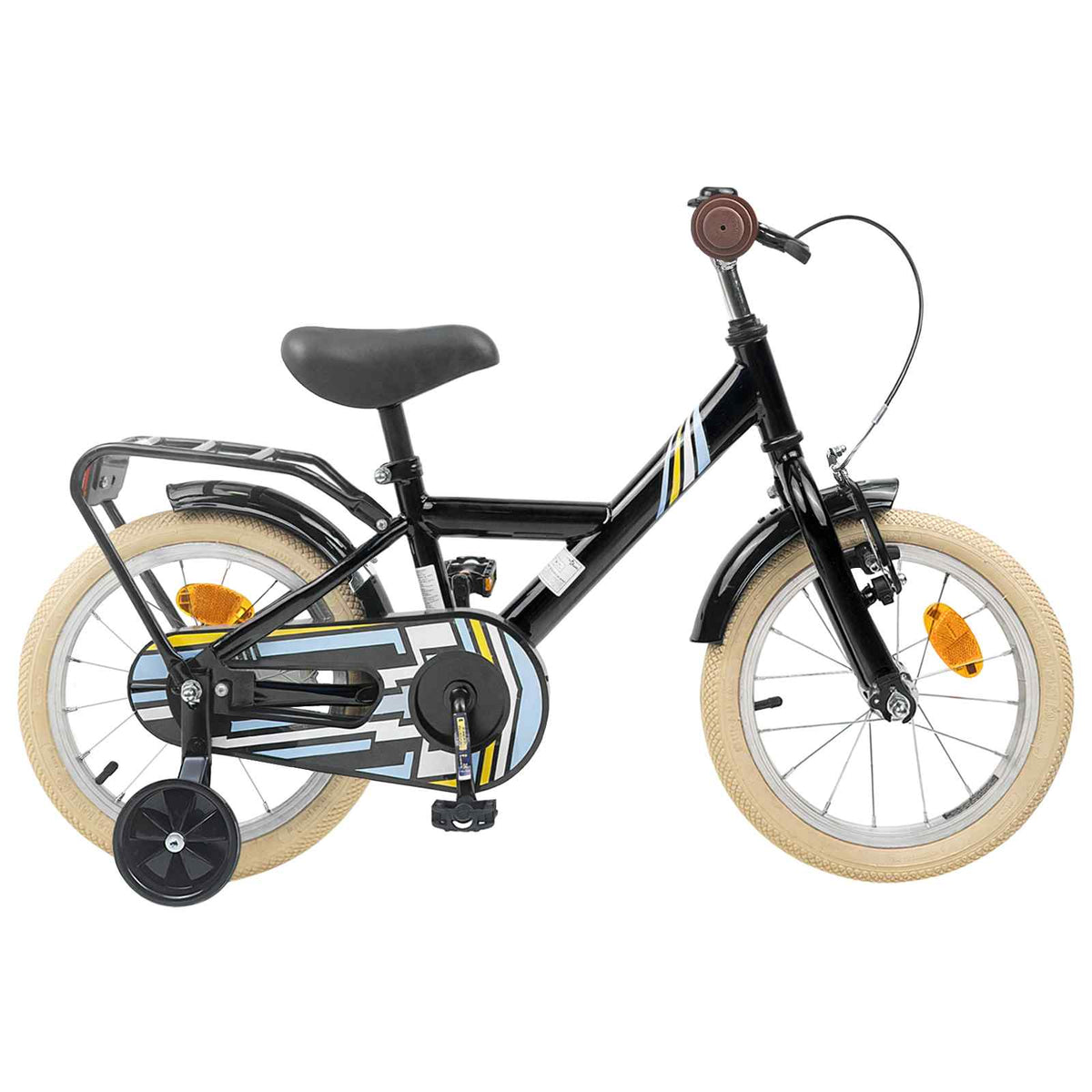 Kids Bike for 2-4 Years Old Black 16 inches