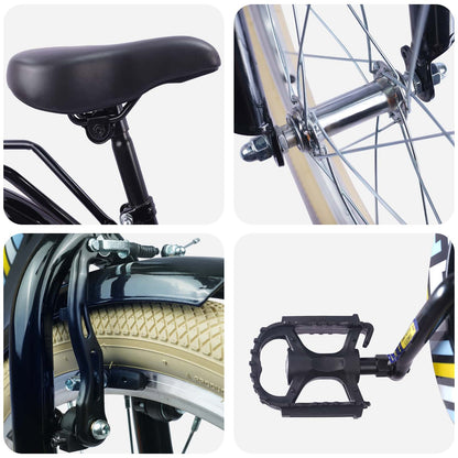 Kids Bike for 2-4 Years Old Black 24 inches