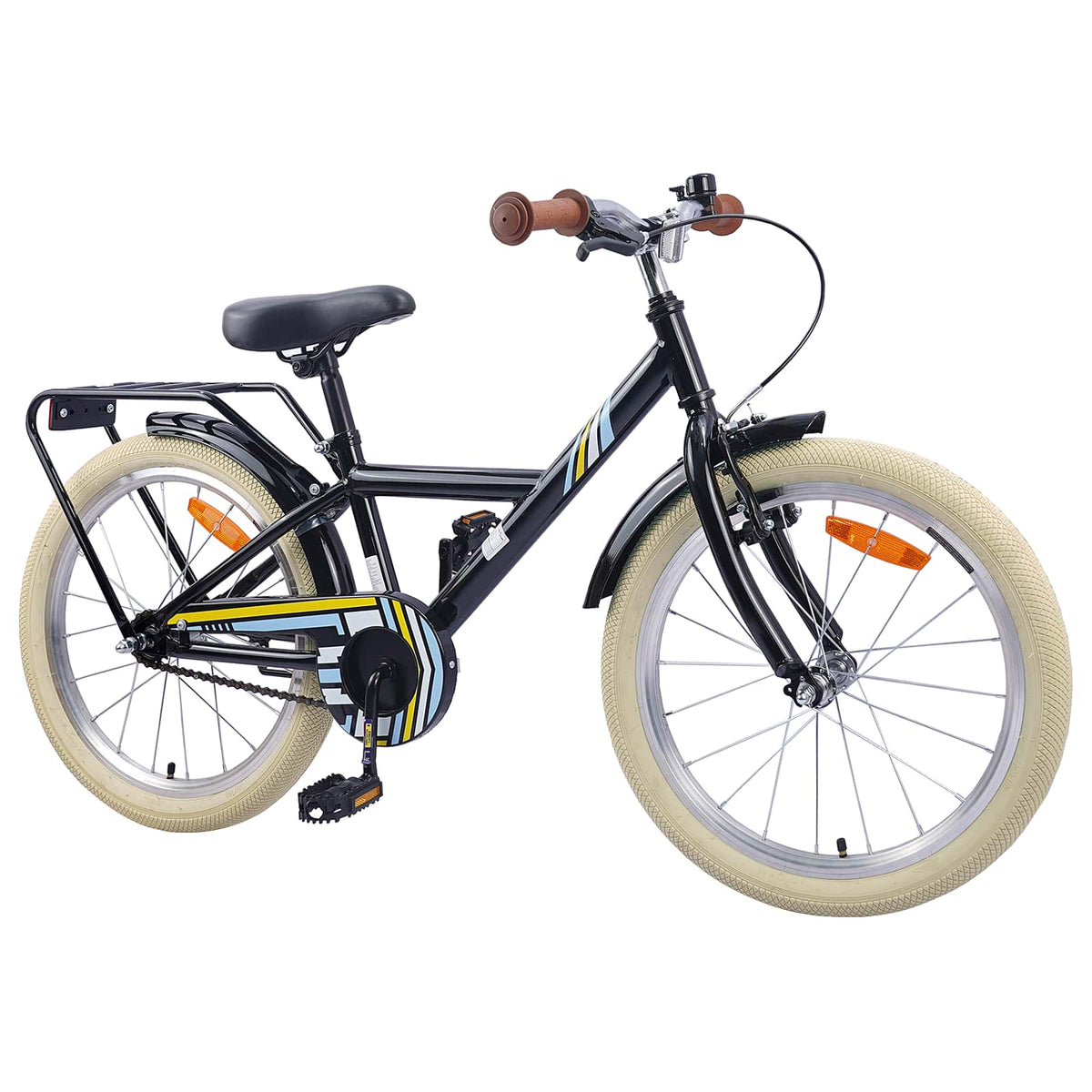 Kids Bike for 2-4 Years Old Black 24 inches