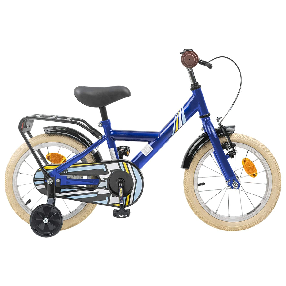 Kids Bike for 2-4 Years Old Dark Blue 12 inches