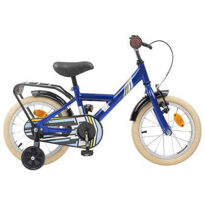 Kids Bike for 2-4 Years Old Dark Blue 16 inches