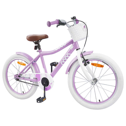vidaXL Kids Bike 18 Inches for 5-7 Years Old Purple 2