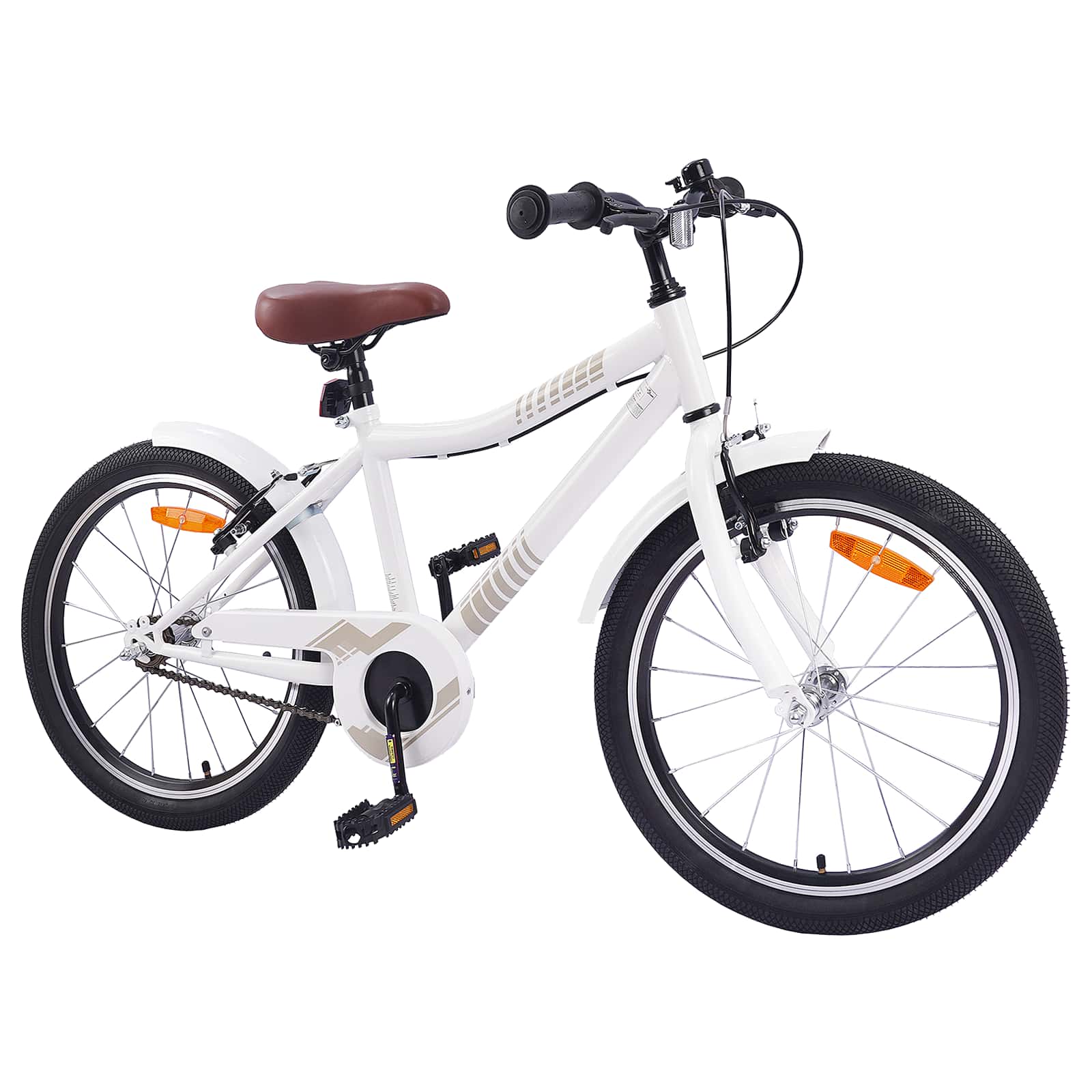 vidaXL Kids Bike 24 Inches for 8-12 Years Old white 2