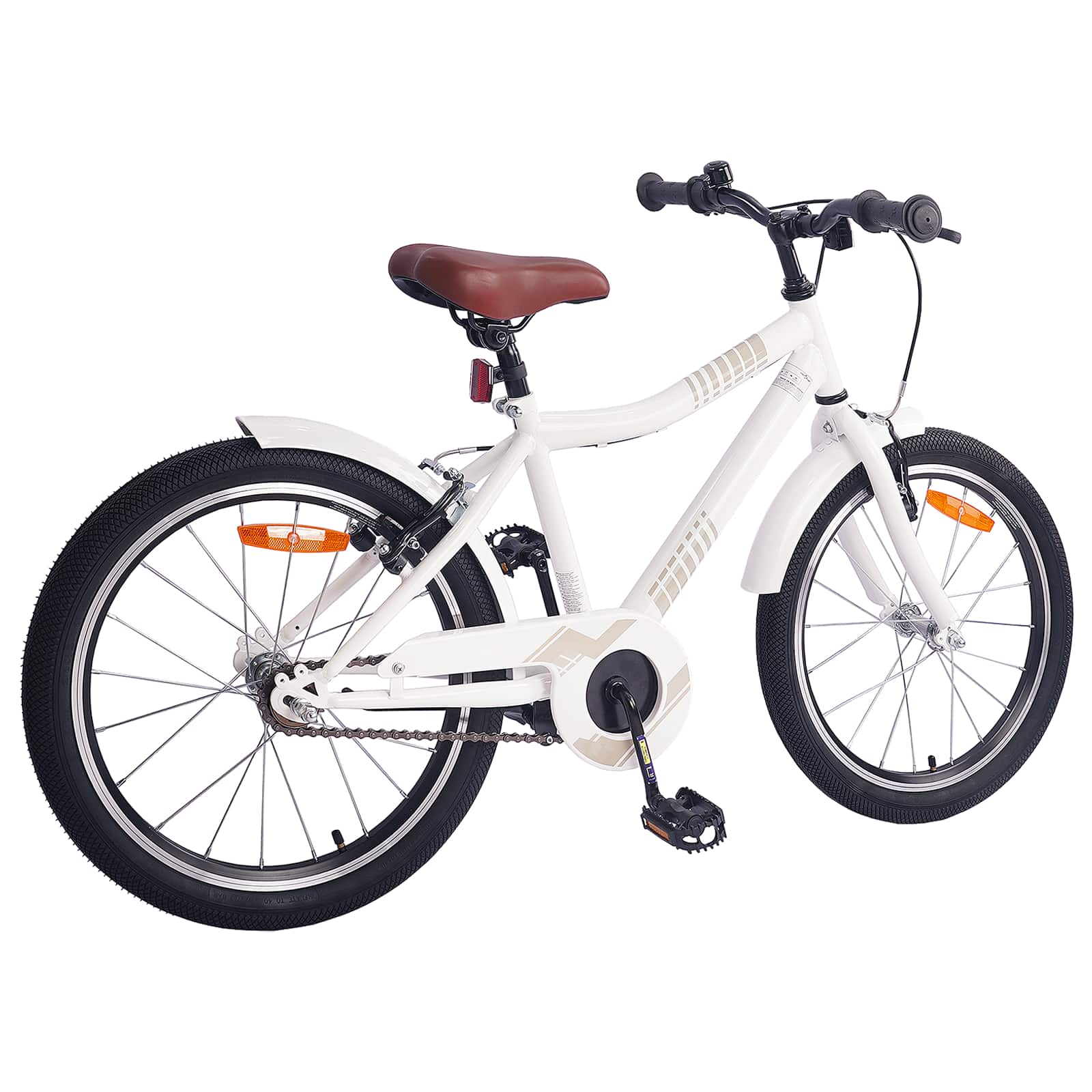 vidaXL Kids Bike 24 Inches for 8-12 Years Old white 3