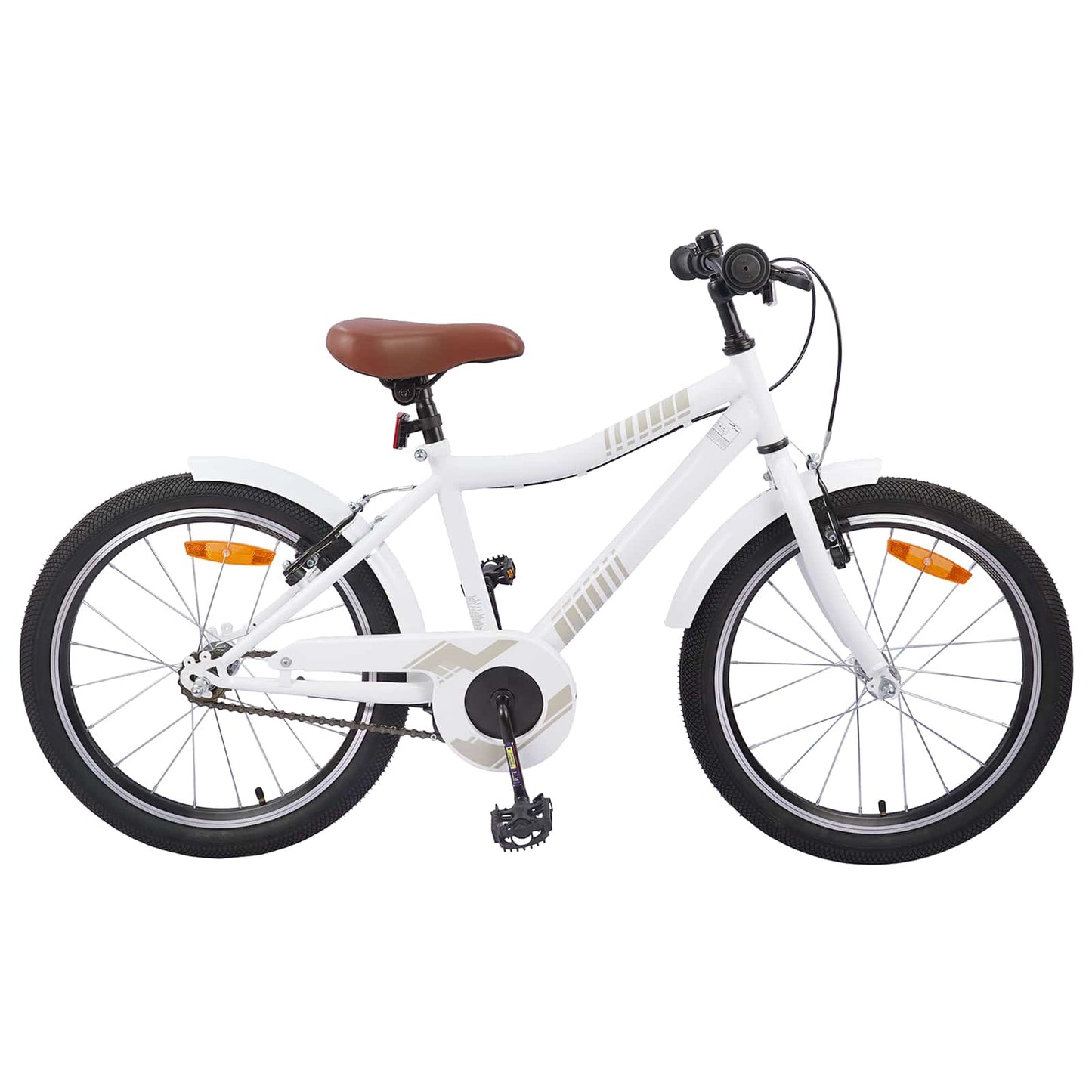 vidaXL Kids Bike 24 Inches for 8-12 Years Old white 1