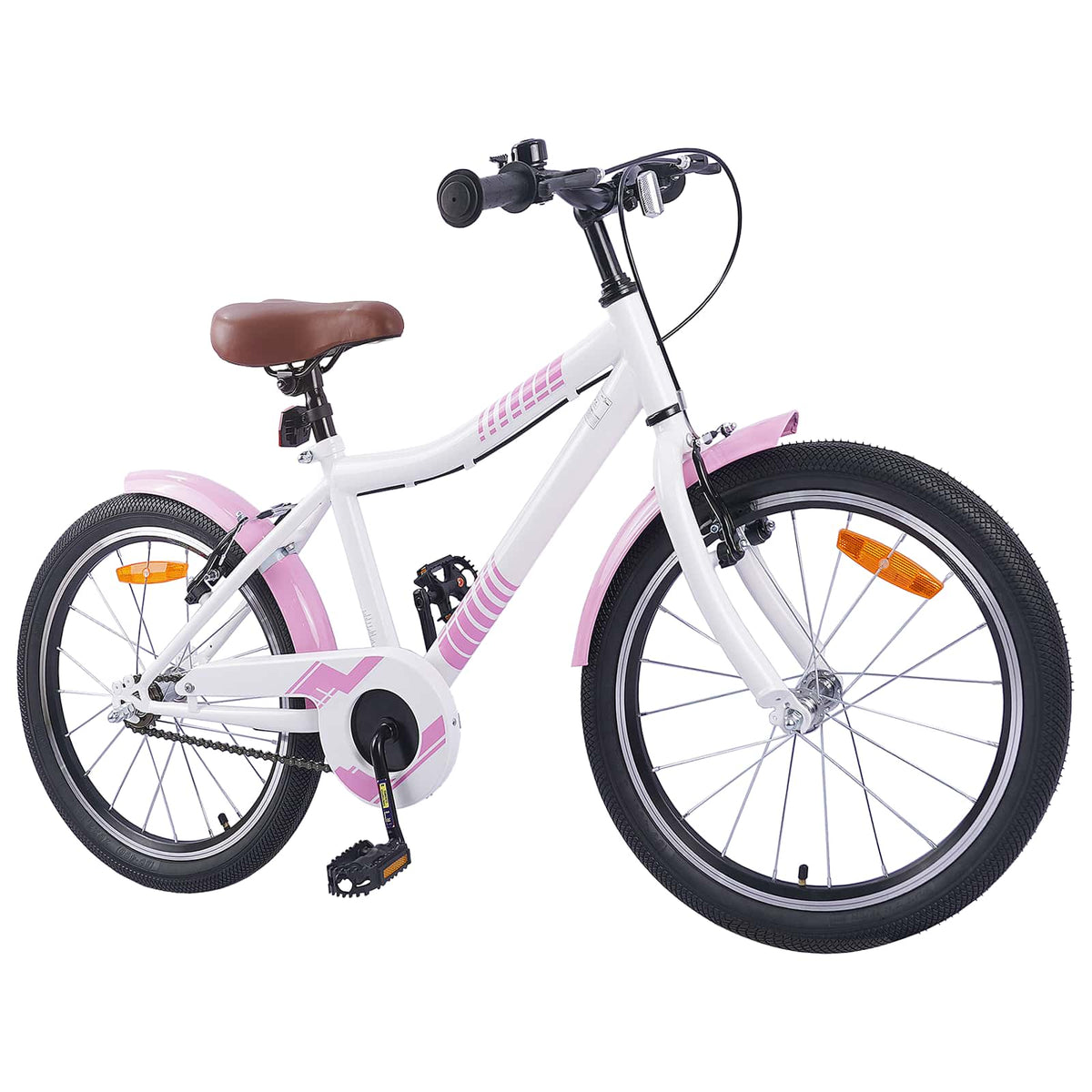 vidaXL Kids Bike 24 Inches for 8-12 Years Old Light Pink 2