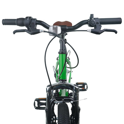 vidaXL Kids Bike 24 Inches 6-Speed for 8-12 Years Old Green 5