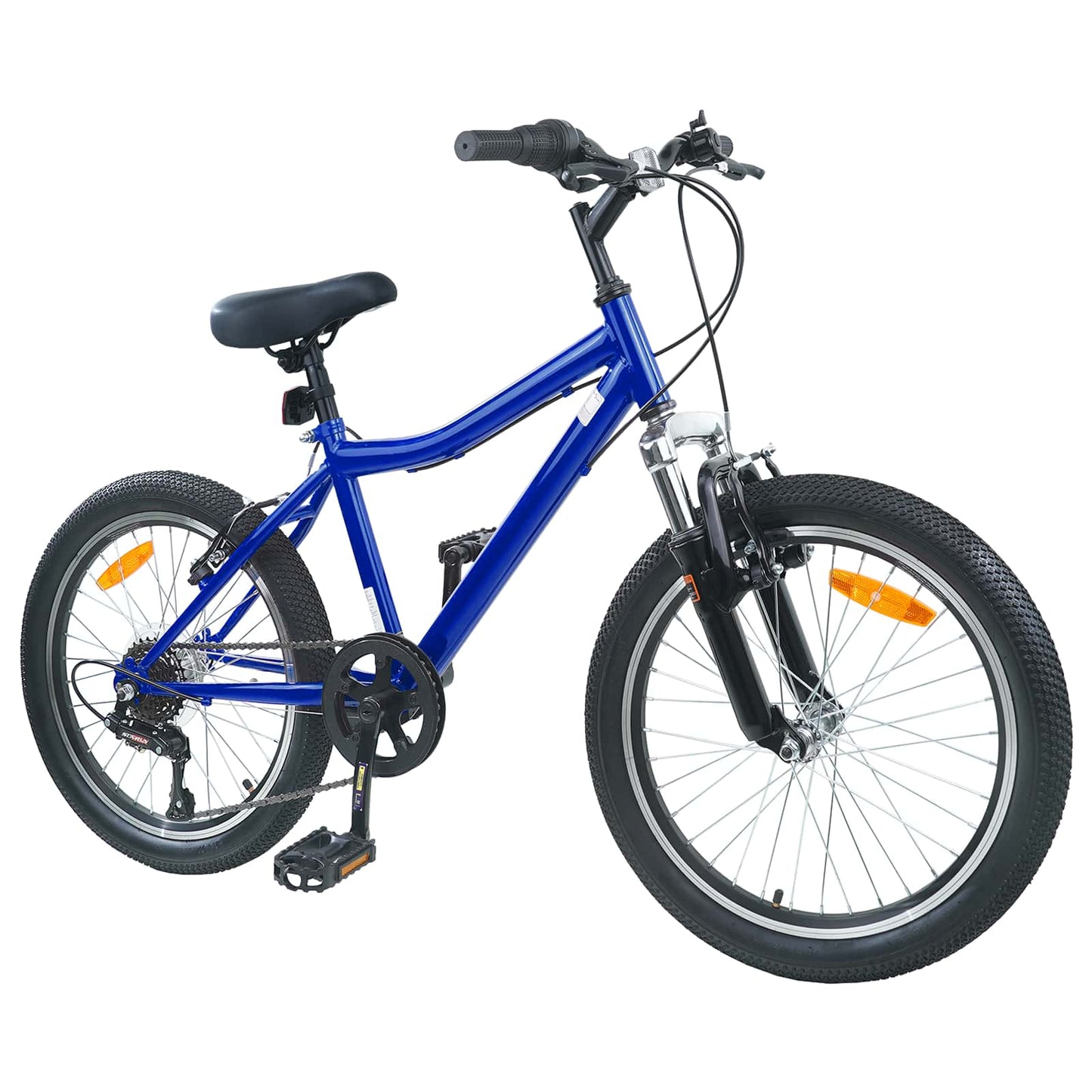 vidaXL Kids Bike 24 Inches 6-Speed for 8-12 Years Old Dark Blue 2