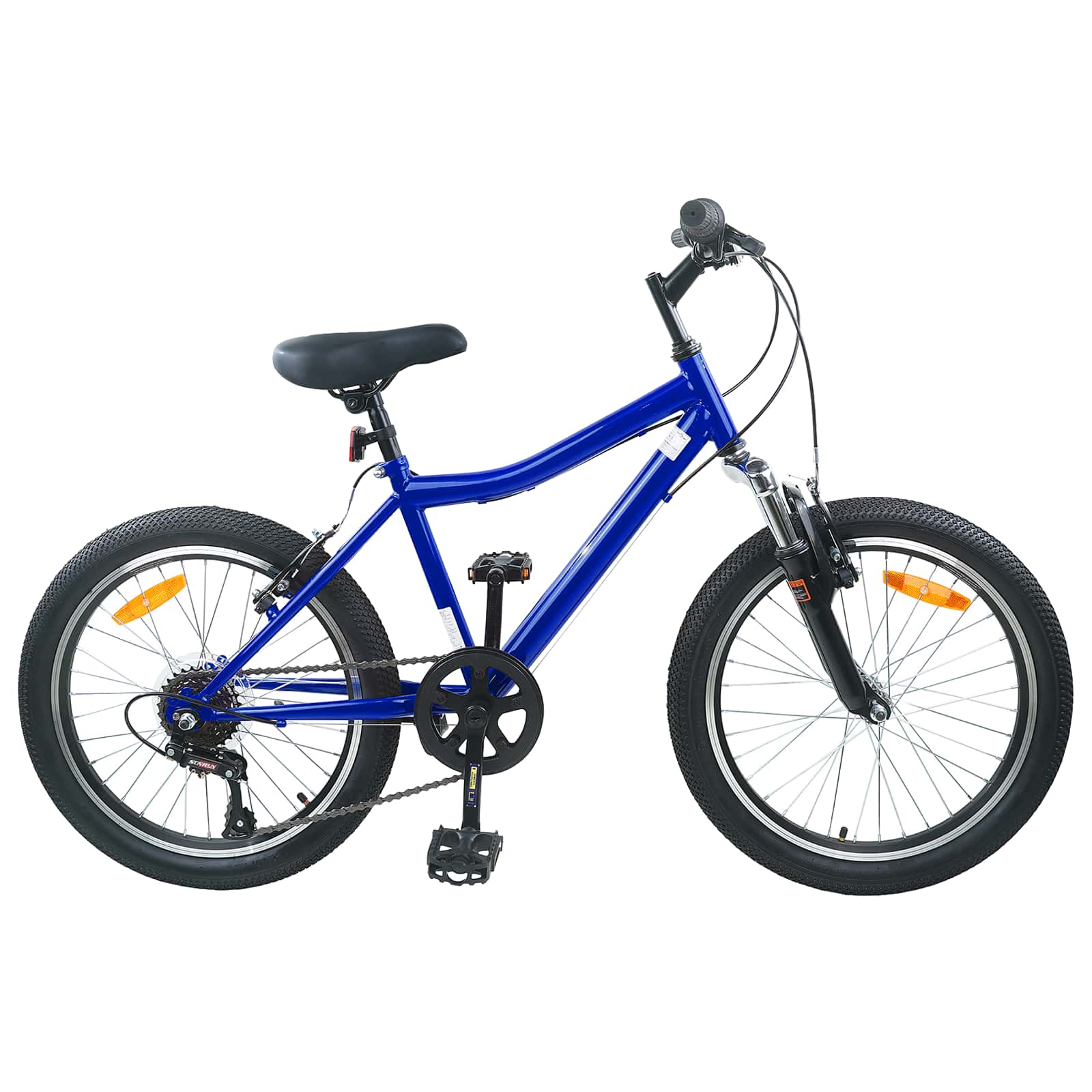 vidaXL Kids Bike 24 Inches 6-Speed for 8-12 Years Old Dark Blue 1