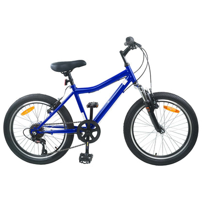 vidaXL Kids Bike 24 Inches 6-Speed for 8-12 Years Old Dark Blue 1