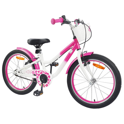 vidaXL Kids Bike 18 Inches for 5-7 Years Old Pink 2