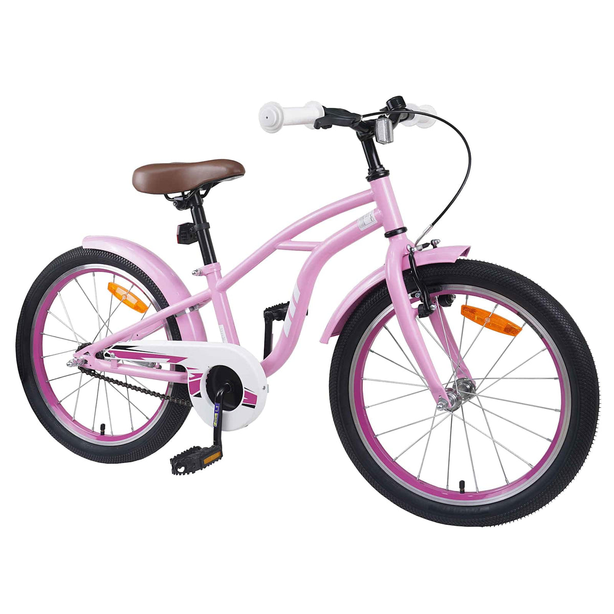 vidaXL Kids Bike 20 Inches for 6-11 Years Old Light Pink 2