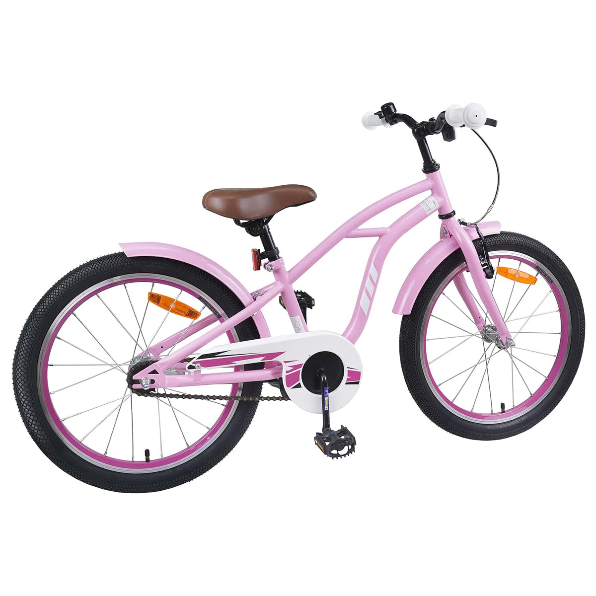 vidaXL Kids Bike 20 Inches for 6-11 Years Old Light Pink 3