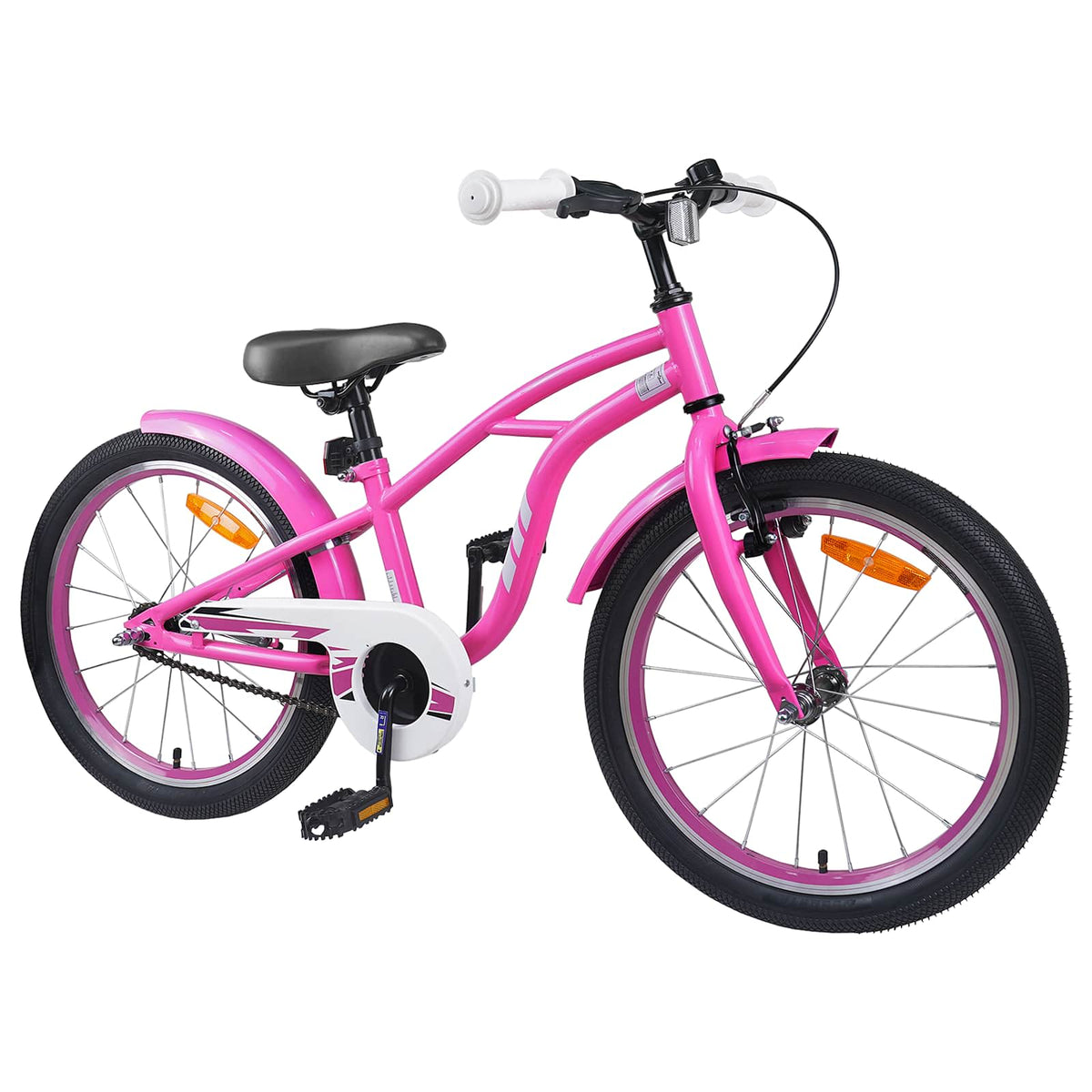 vidaXL Kids Bike 20 Inches for 6-11 Years Old Dark Pink 2