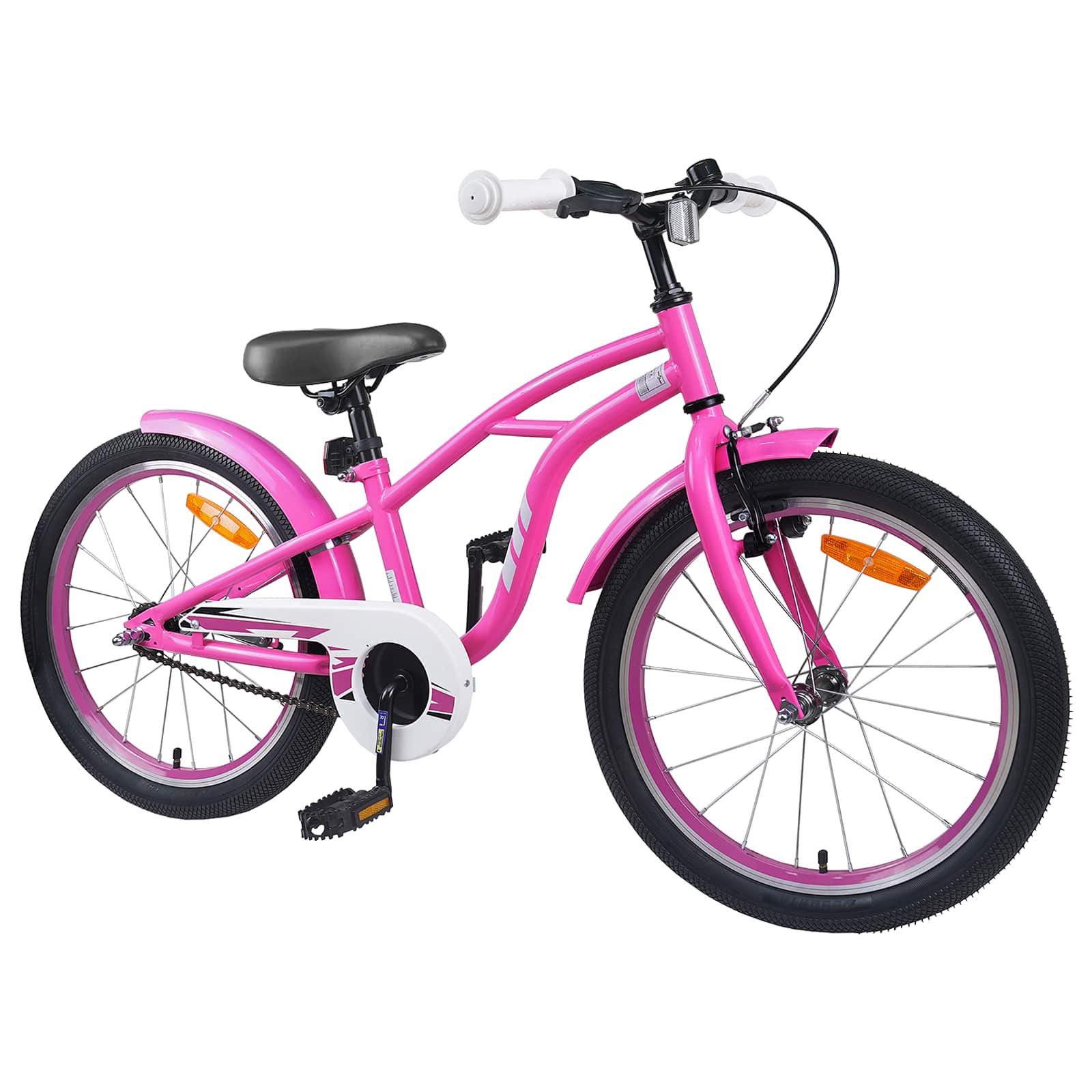 vidaXL Kids Bike 22 Inches for 7-12 Years Old Dark Pink 2