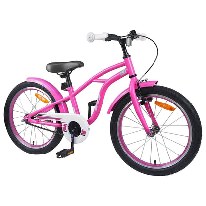 vidaXL Kids Bike 22 Inches for 7-12 Years Old Dark Pink 2