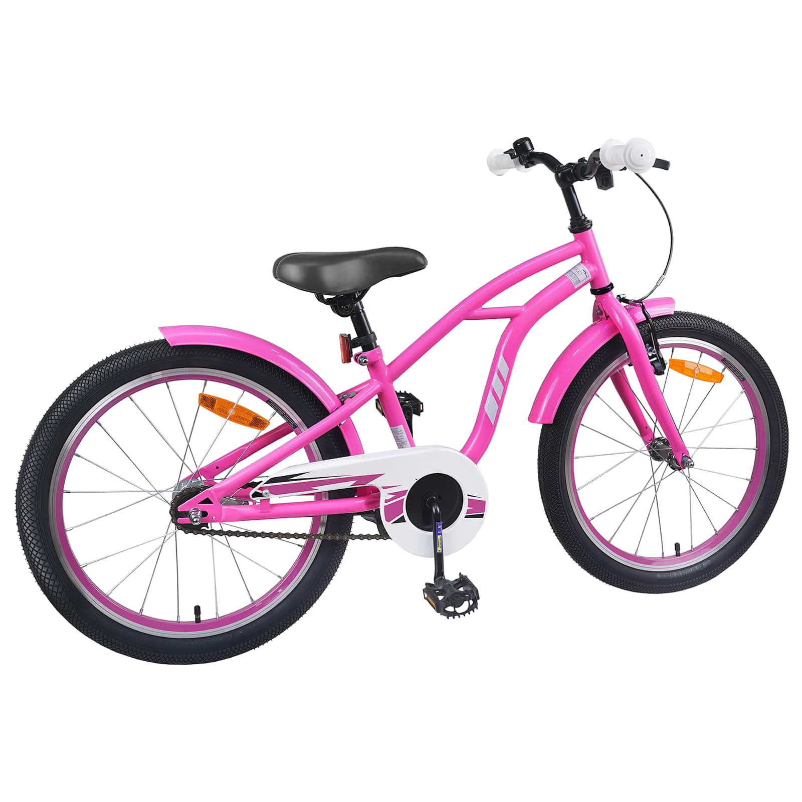 vidaXL Kids Bike 22 Inches for 7-12 Years Old Dark Pink 3