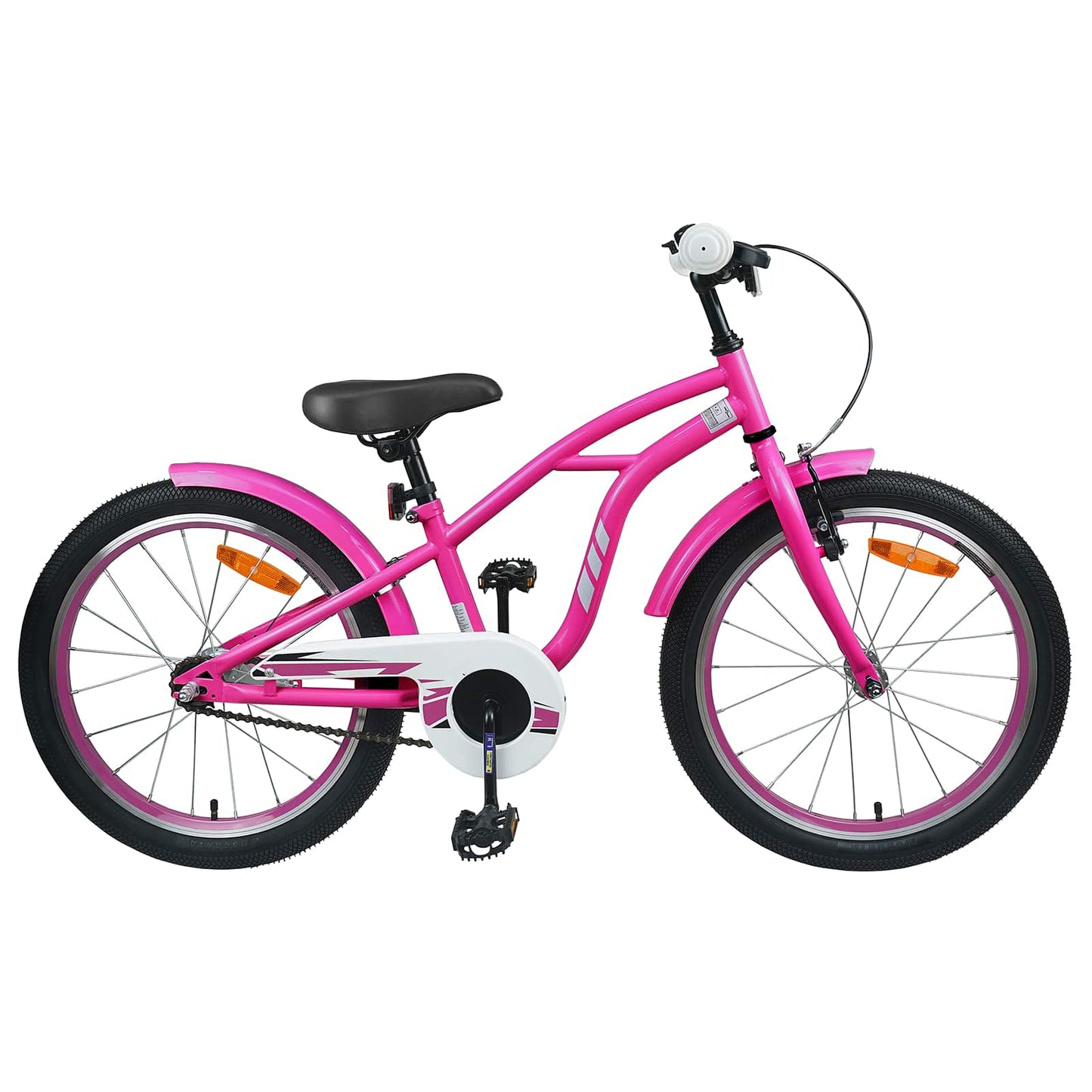 vidaXL Kids Bike 22 Inches for 7-12 Years Old Dark Pink 1