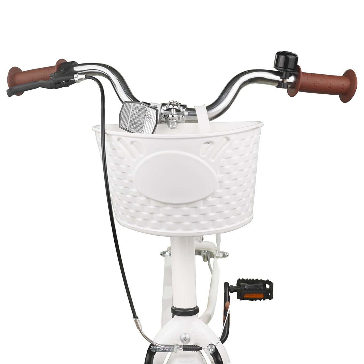 vidaXL Kids Bike 24 Inches for 8-12 Years Old White 5