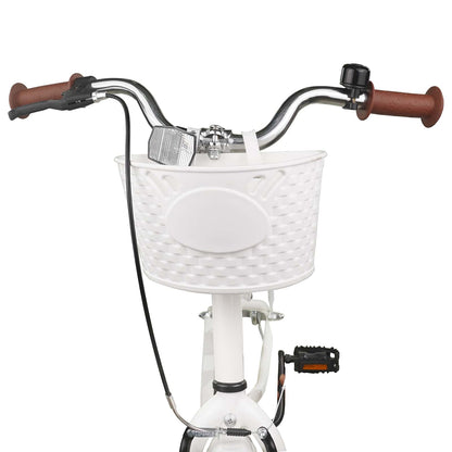 vidaXL Kids Bike 24 Inches for 8-12 Years Old White 5