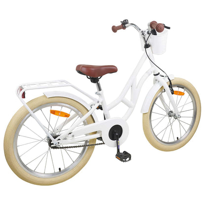 vidaXL Kids Bike 24 Inches for 8-12 Years Old White 3