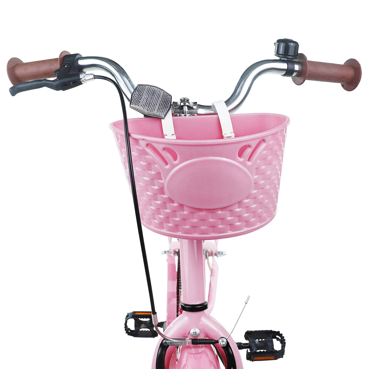 vidaXL Kids Bike 24 Inches for 8-12 Years Old Light Pink 5