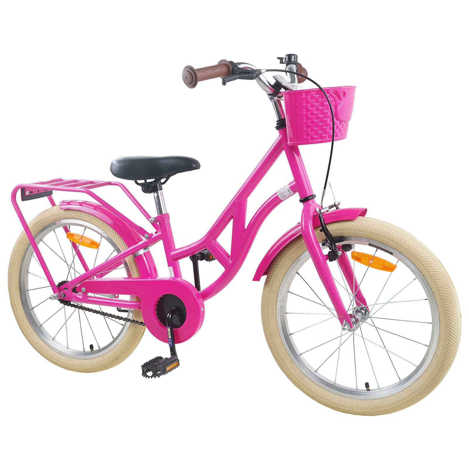 vidaXL Kids Bike 20 Inches for 6-11 Years Old Dark Pink 2