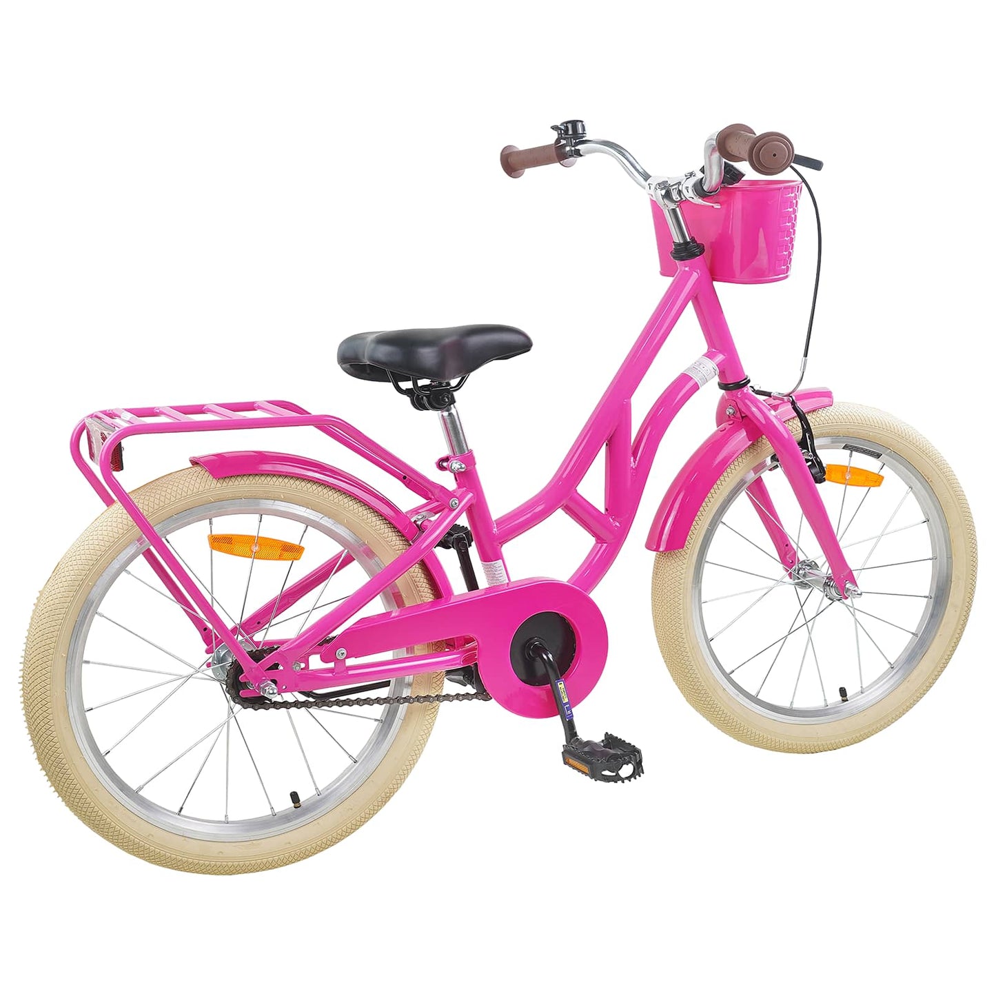 vidaXL Kids Bike 20 Inches for 6-11 Years Old Dark Pink 3
