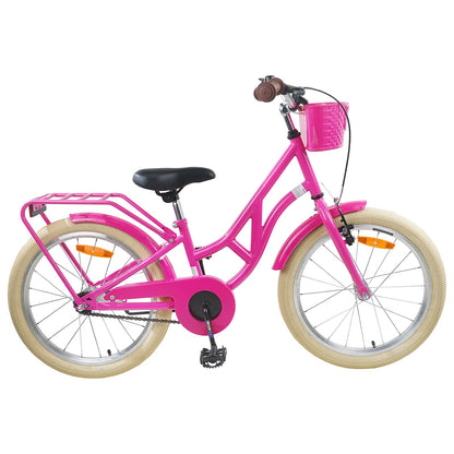 vidaXL Kids Bike 20 Inches for 6-11 Years Old Dark Pink 1