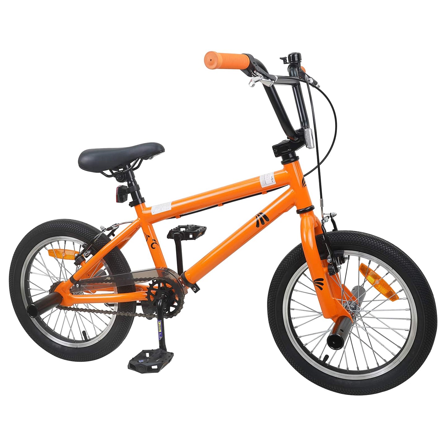 vidaXL BMX Bike 20 Inches for over 9 Years Old Orange 2