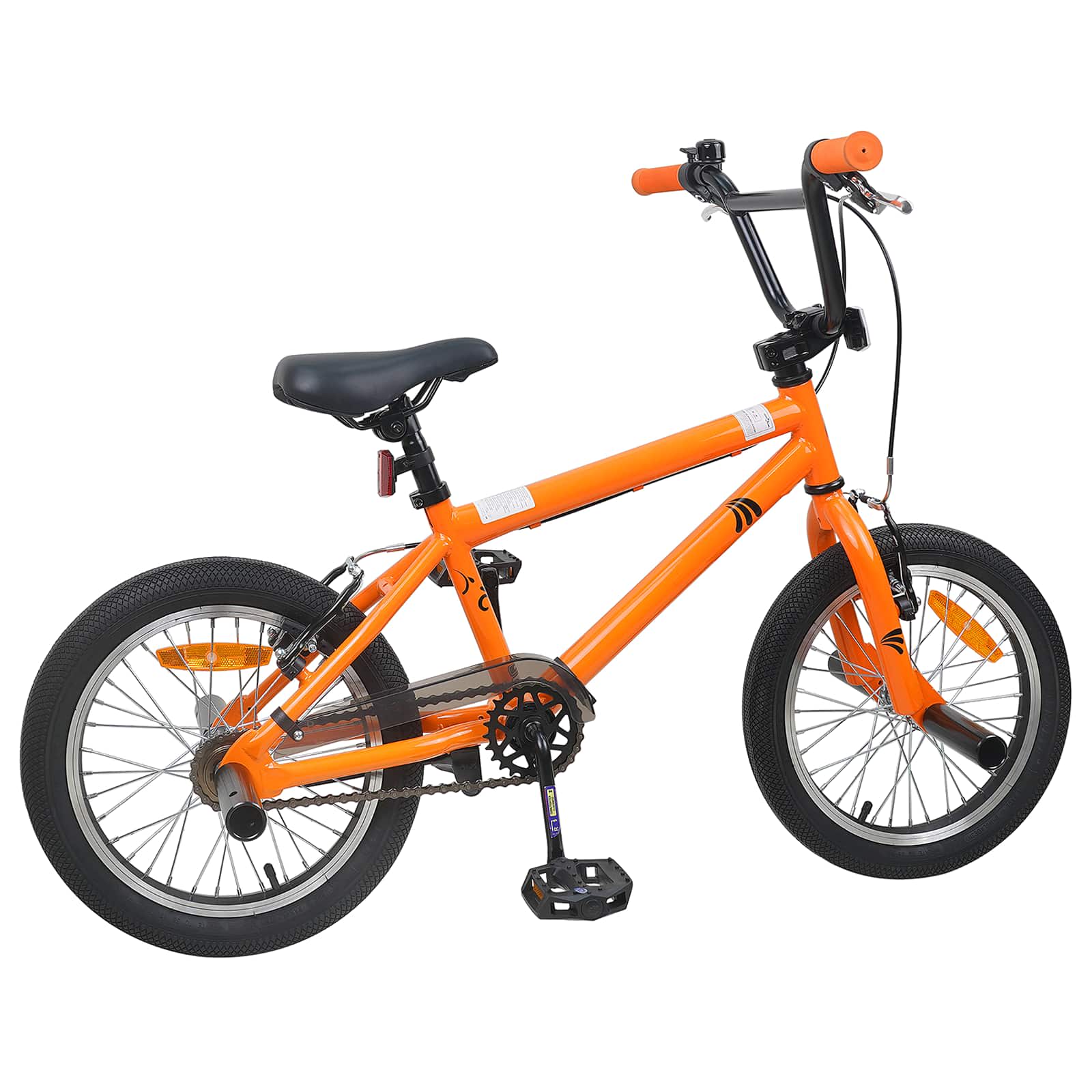 vidaXL BMX Bike 20 Inches for over 9 Years Old Orange 3