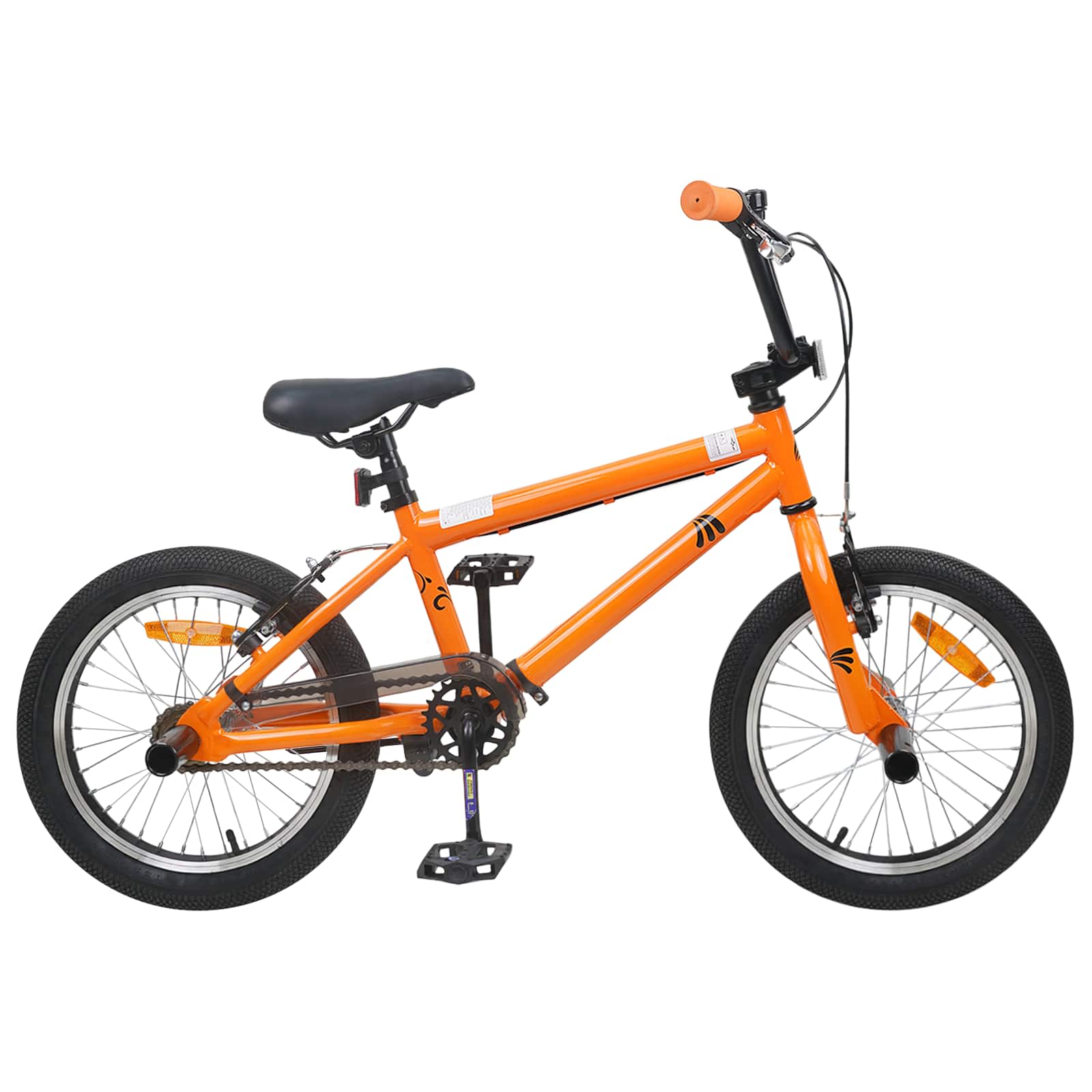 vidaXL BMX Bike 20 Inches for over 9 Years Old Orange 1