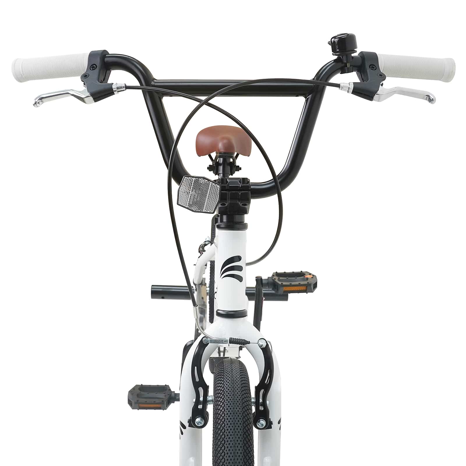 vidaXL BMX Bike 20 Inches for over 9 Years Old White 5