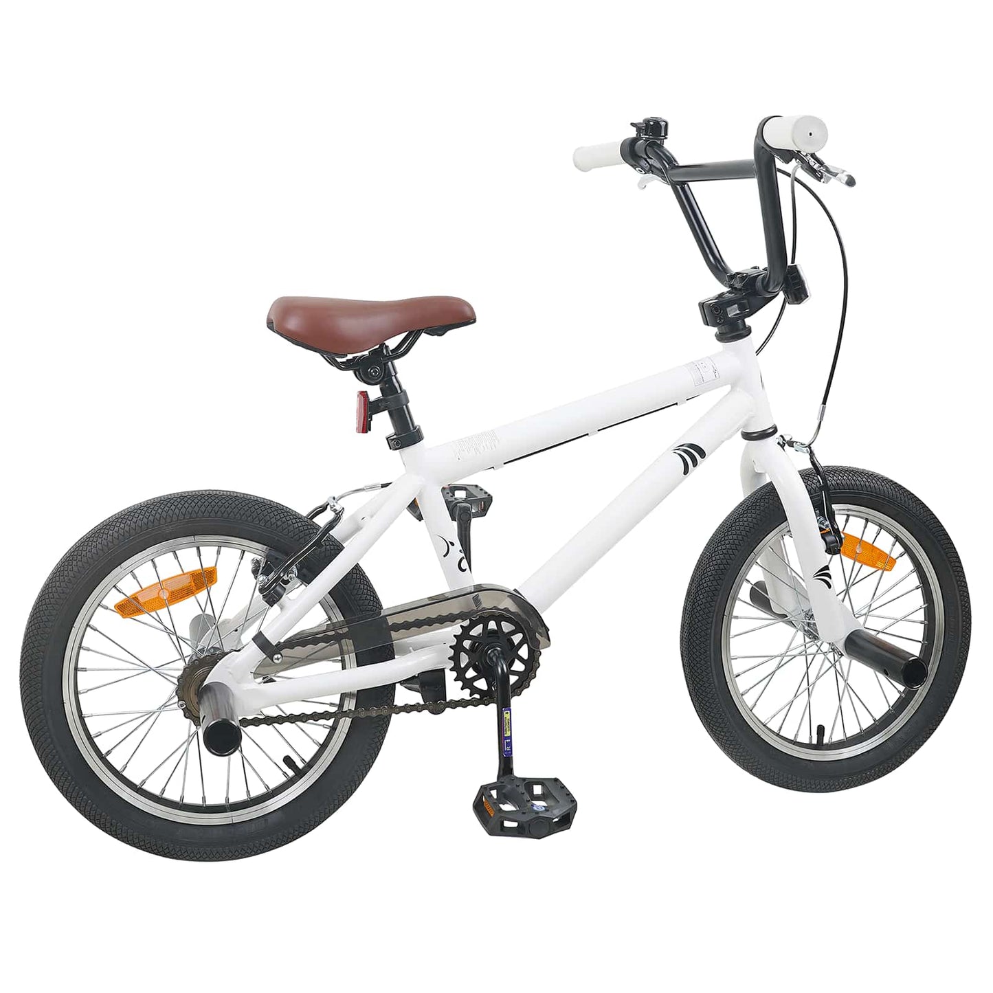 vidaXL BMX Bike 20 Inches for over 9 Years Old White 3