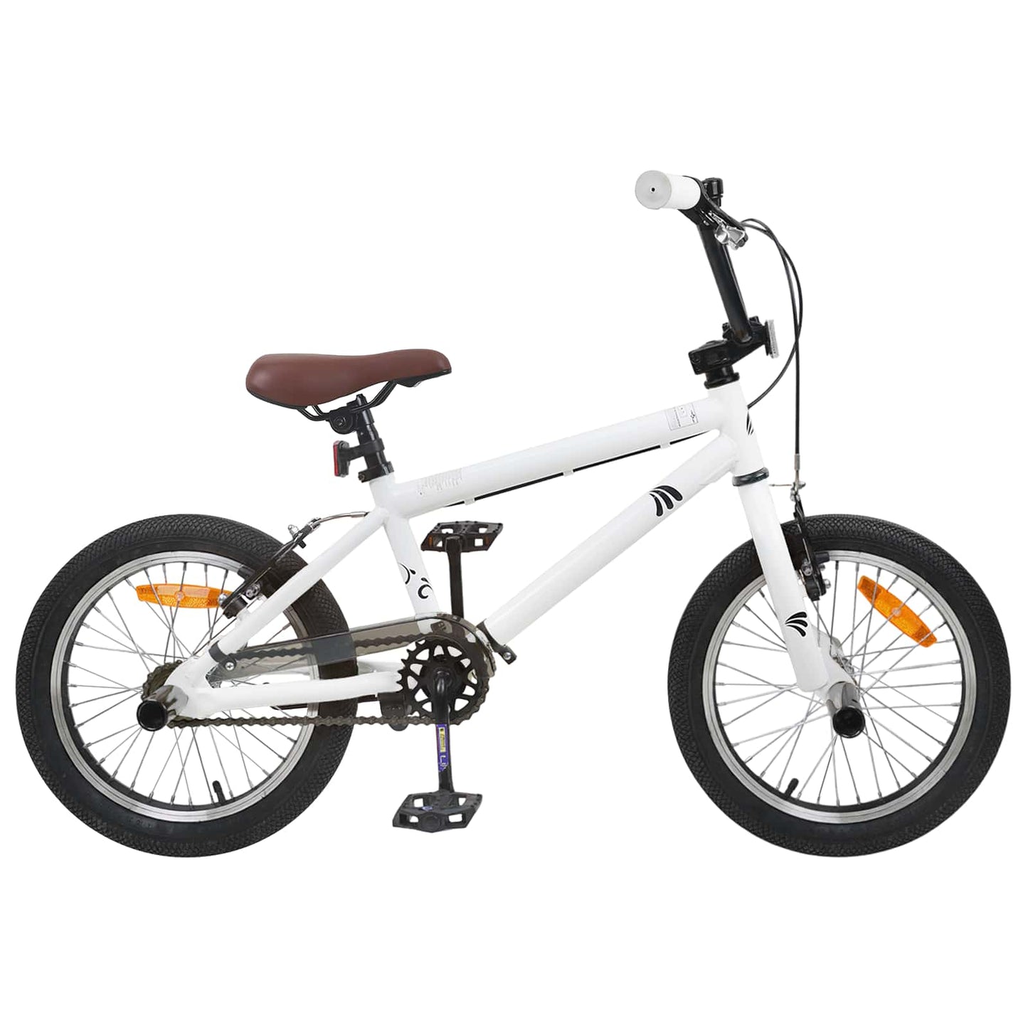 vidaXL BMX Bike 20 Inches for over 9 Years Old White 1