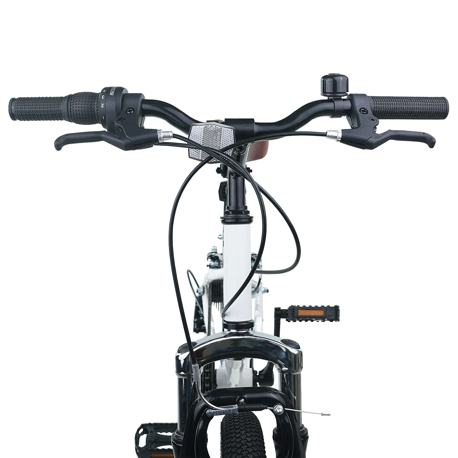 vidaXL Mountain Bike 24 Inches 6-Speed for 8-12 Years Old White 5