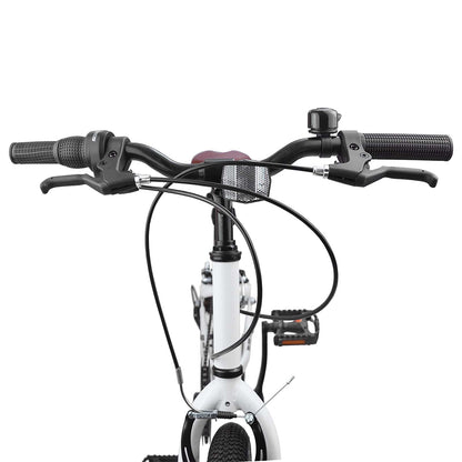 vidaXL Mountain Bike 24 Inches 6-Speed for 8-12 Years Old White 5