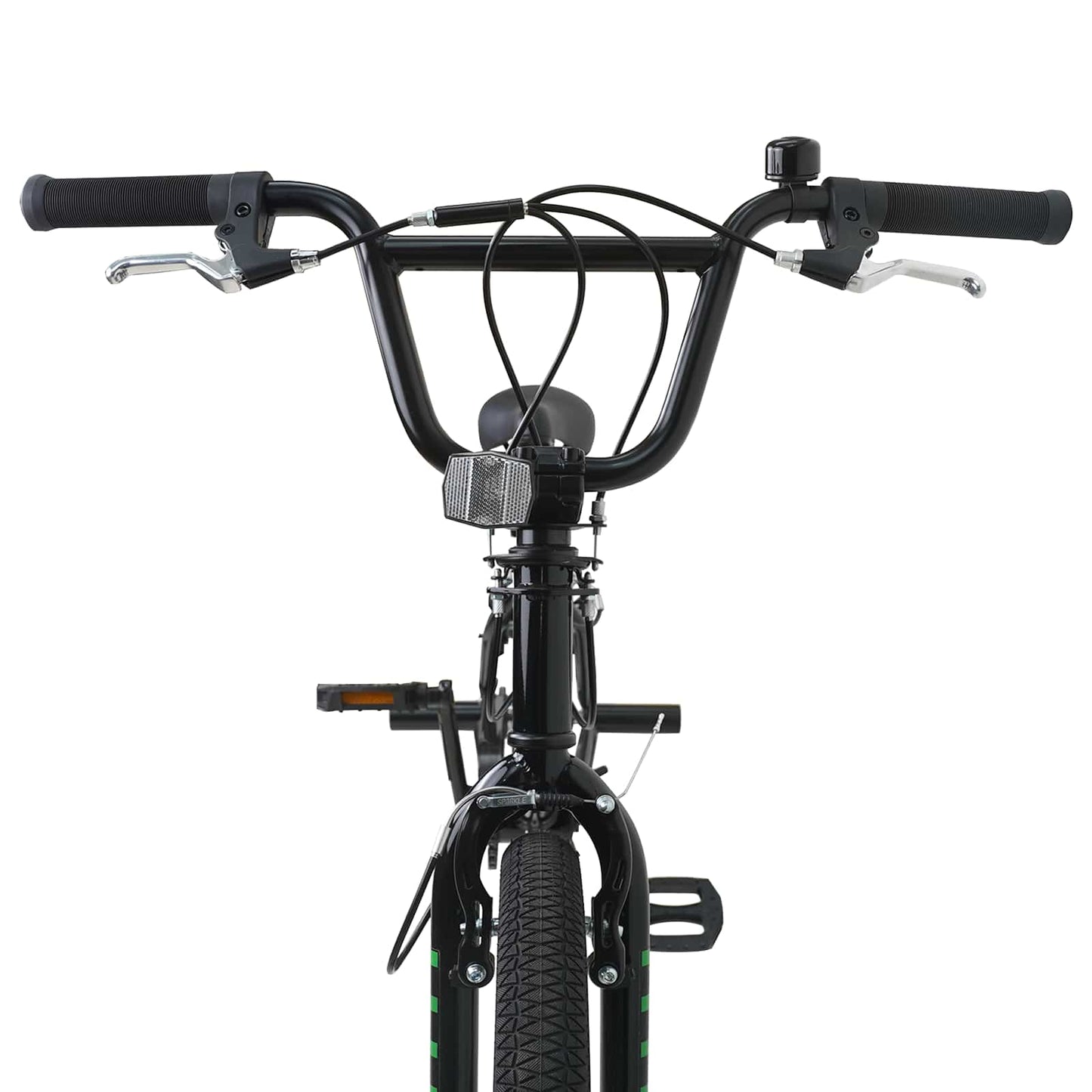 vidaXL BMX Bike 20 Inches for over 9 Years Old Black 5