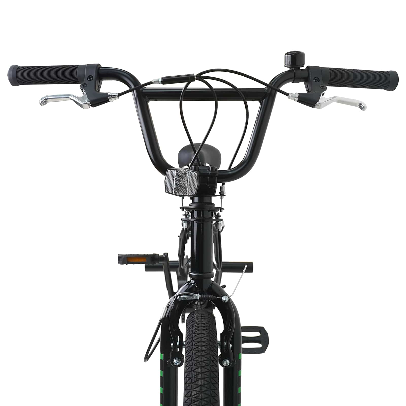 vidaXL BMX Bike 20 Inches for over 9 Years Old Black 5
