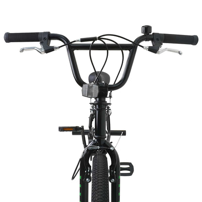 vidaXL BMX Bike 20 Inches for over 9 Years Old Black 5