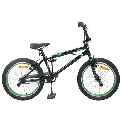 vidaXL BMX Bike 20 Inches for over 9 Years Old Black 1