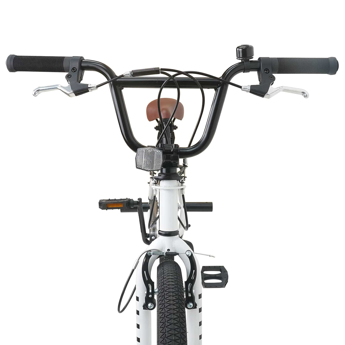vidaXL BMX Bike 20 Inches for over 9 Years Old White 5